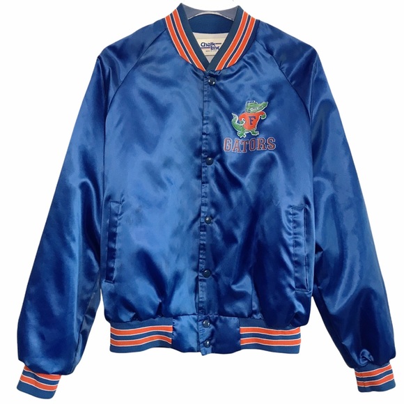 Uf Silky Satin Varsity Jacket 
